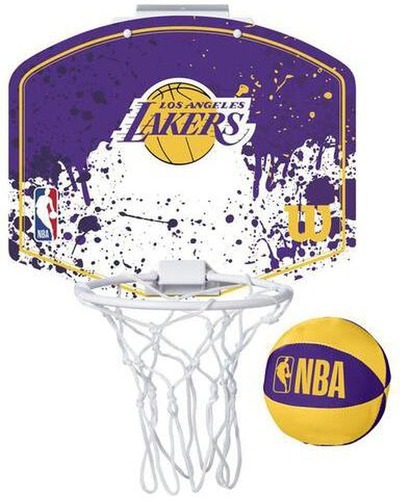 WILSON-Mini panier de Basketball Wilson NBA des Los Angeles LAKERS-image-1