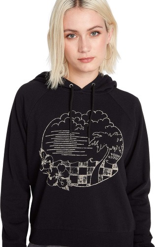 VOLCOM-Sweat à capuche Truly Stokin - BLACK-2