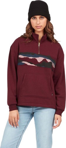 VOLCOM-Sweat zippé Stone Stacked - BURGUNDY-0