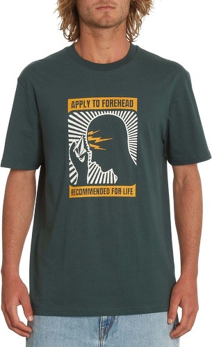 VOLCOM-T-shirt Forehead - CEDAR GREEN-0