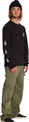 VOLCOM-T-shirt Iconic Stone - BLACK-4