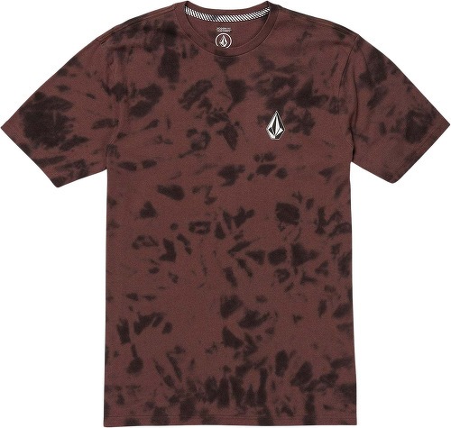 VOLCOM-T-shirt Iconic Stone Dye - MAHOGANY-0