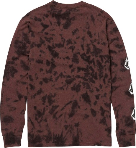 VOLCOM-T-shirt Iconic Stone Dye - MAHOGANY-1