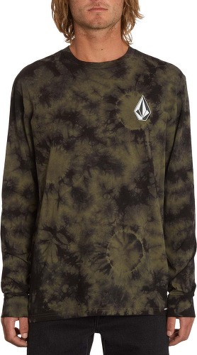VOLCOM-T-shirt Iconic Stone Dye - MILITARY-0