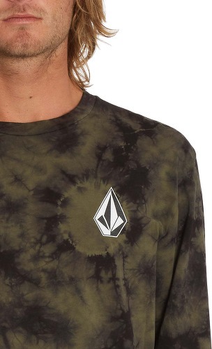 VOLCOM-T-shirt Iconic Stone Dye - MILITARY-3