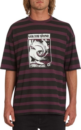 VOLCOM-T-shirt Psych Trip - MULBERRY-0