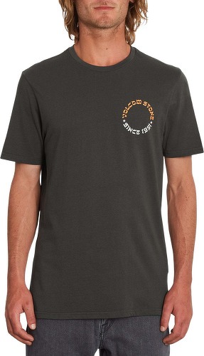 VOLCOM-T-shirt Stone Portal - RINSED BLACK-1