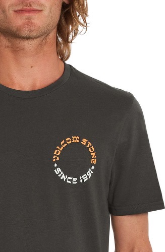 VOLCOM-T-shirt Stone Portal - RINSED BLACK-2