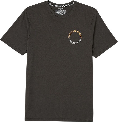VOLCOM-T-shirt Stone Portal - RINSED BLACK-3