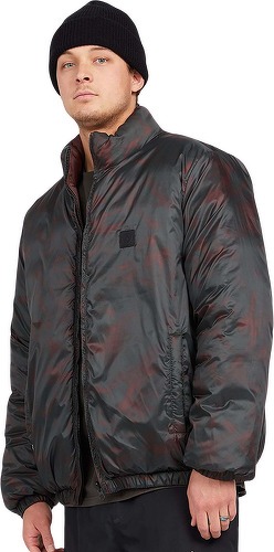 VOLCOM-Veste Walltzerd (Réversible) Mahogany-1