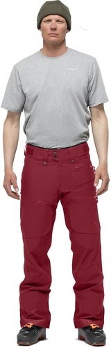 NORRONA-Pantalon De Ski/snow Norrona Lofoten Gore-tex Insulated Pants Homme Rouge-0