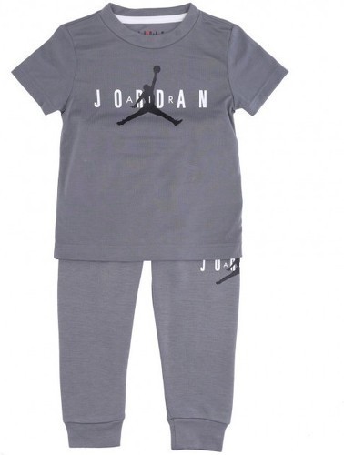 JORDAN-Ensemble Sweat et pantalon Jordan Sustainable Gris pour enfant-image-1