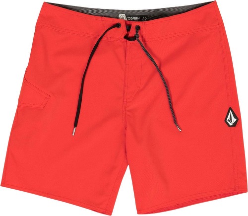 VOLCOM-Boardshort Lido Solid Mod 18" - RIBBON RED-2