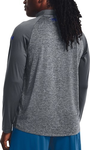 UNDER ARMOUR-Under Armour Hommes Tech 2.0 humidité 1/4 Pull Zip - Pitch Gris - XL-1