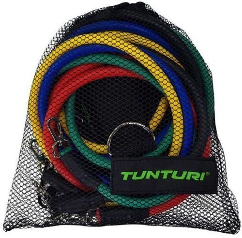 TUNTURI-Tunturi Exercise Multifunction Resistance Tubing Set - Bande élastique-2