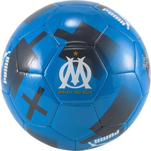 PUMA-Ballon Puma OM Pré-Match T.5 Bleu-1