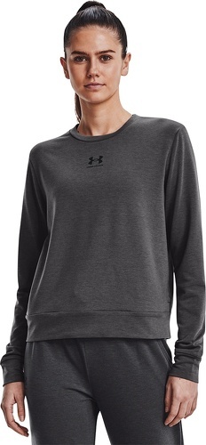 UNDER ARMOUR-Sweatshirt molletonné à col ras du cou femme Under Armour Rival-2