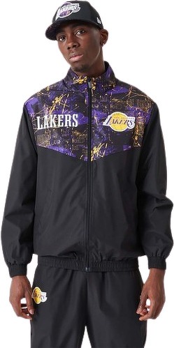 NEW ERA-Veste NBA Los Angeles Lakers New Era Panel Track Noir-0