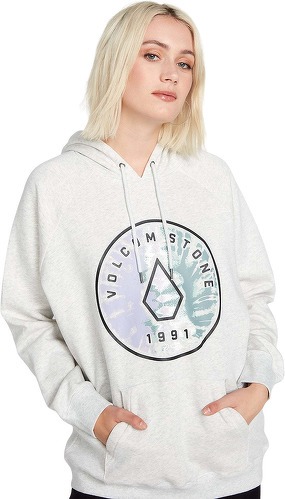 VOLCOM-Sweat à capuche Truly Stoked - LIGHT GREY-2