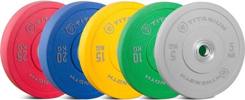 Titanium Strength-HD Bumper Plates Pro 10 KG-1