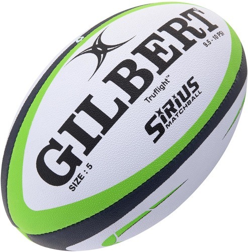 GILBERT-Ballon Gilbert Match Sirius Generic T.5 Blanc/Vert/Noir-1