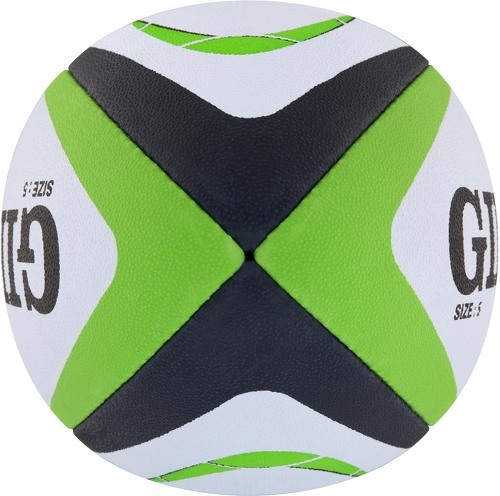 GILBERT-Ballon Gilbert Match Sirius Generic T.5 Blanc/Vert/Noir-2