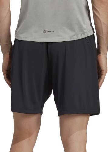 adidas Performance-Short imprimé en PU Workout-1