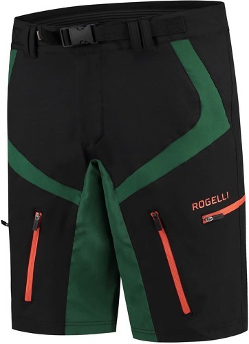 Rogelli-Short Velo VTT Adventure 2.0 - Homme - Noir/Gris/Orange-0