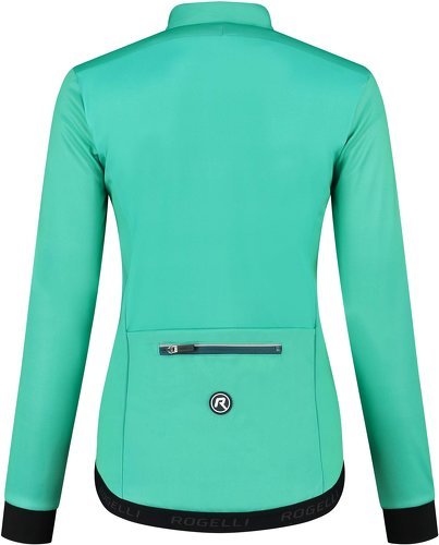 Rogelli-Veste Velo Manches Longues Hiver Pesara - Femme - Turquoise/Noir-1