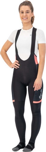 Rogelli-Cuissard Long Velo Avec Bretelless Avec Peau Select II - Femme - Coral/Noir-2