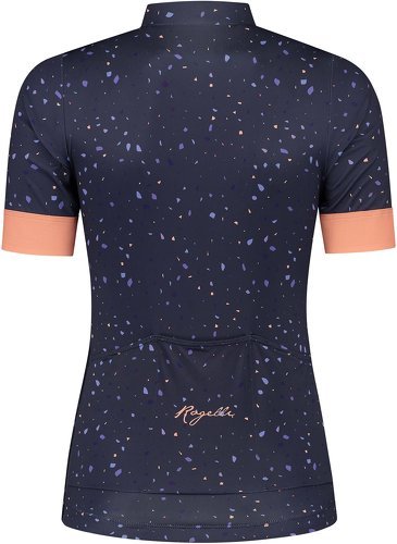 Rogelli-Maillot Manches Courtes Velo Terrazzo - Femme - Violet/Coral-2