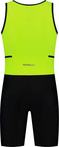 Rogelli-Trifonction Triathlon Manches Courtes Florida - Unisexe - Noir/Fluor-1