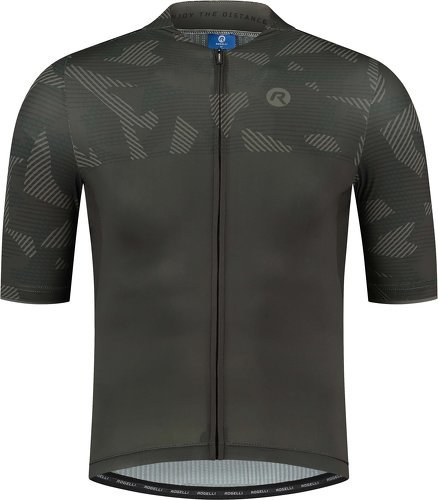 Rogelli-Maillot Manches Courtes Velo Camo - Homme - Vert militaire-image-1