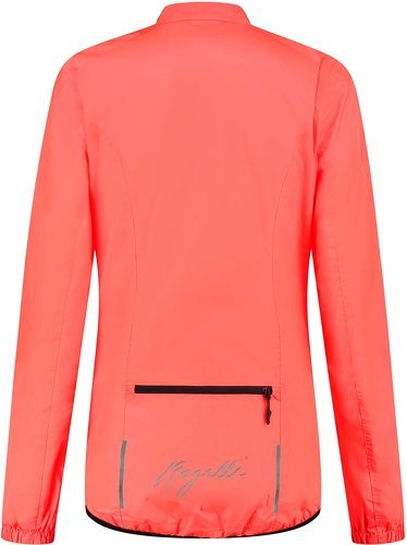 Rogelli-Veste Velo Manches Longues Pluie Vent Core - Femme - Coral-1