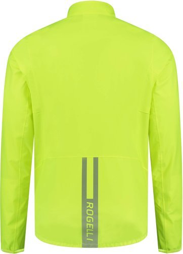 Rogelli-Veste Velo Manches Longues Pluie Vent Distance - Homme - Jaune-1