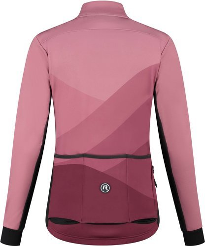 Rogelli-Veste Velo Manches Longues Hiver Farah - Femme - Cerise-1