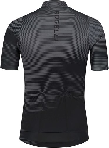 Rogelli-Maillot Manches Courtes Velo Glitch - Homme - Noir/Gris-1