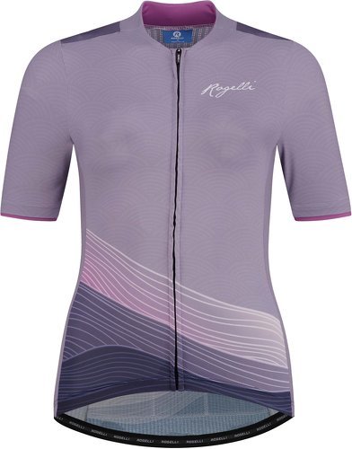 Rogelli-Maillot Manches Courtes Velo Peace - Femme - Violet/Rose-image-1