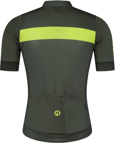 Rogelli-Maillot Manches Courtes Velo Prime - Homme - Vert/Fluor-1