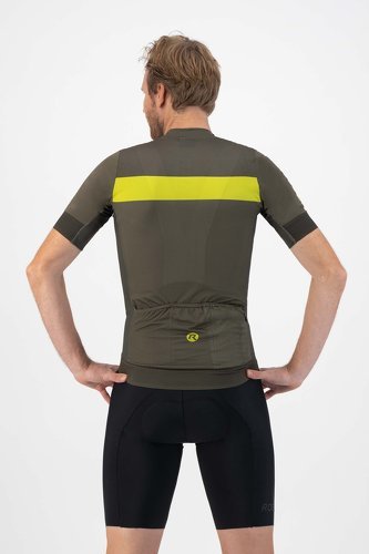 Rogelli-Maillot Manches Courtes Velo Prime - Homme - Vert/Fluor-3