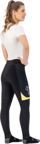 Rogelli-Cuissard Long Velo Sans Bretelless Avec Peau Select II - Femme - Jaune/Noir-4