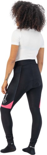 Rogelli-Cuissard Long Velo Sans Bretelless Avec Peau Select II - Femme - Rose/Noir-3