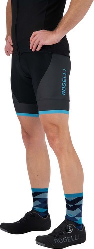 Rogelli-Cuissard Velo Avec Bretelless Fuse - Homme - Noir/Bleu-3