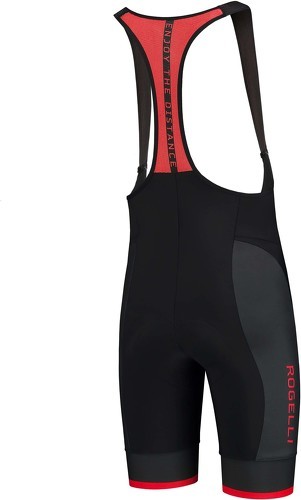 Rogelli-Cuissard Velo Avec Bretelless Fuse - Homme - Noir/Rouge-1