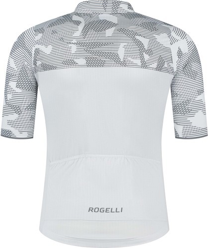 Rogelli-Maillot Manches Courtes Velo Camo - Homme - Blanc/Gris-1