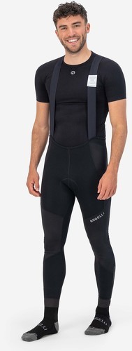 Rogelli-Cuissard Long Velo Avec Bretelless Avec Peau Artico - Homme - Noir-4
