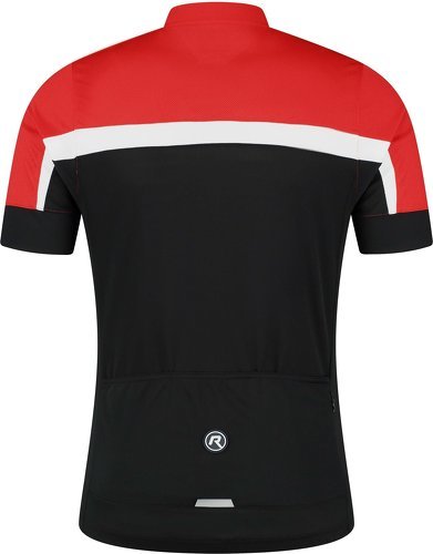 Rogelli-Maillot Manches Courtes Velo Course Kids - Enfant - Noir/Rouge/Blanc-1