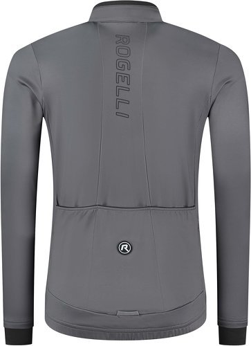 Rogelli-Maillot Manches Longues Velo Essential - Homme - Graphite-1