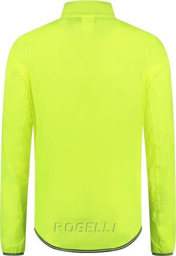 Rogelli-Veste Velo Manches Longues Pluie Vent Essential - Homme - Jaune-1