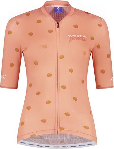 Rogelli-Maillot Manches Courtes Velo Fruity - Femme - Corail-image-1